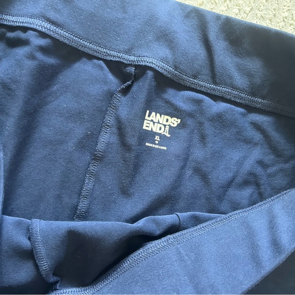 Lands End Starfish Flare Pants Navy Blue Size XL Wide Leg Pant Comfy - Picture 6 of 11